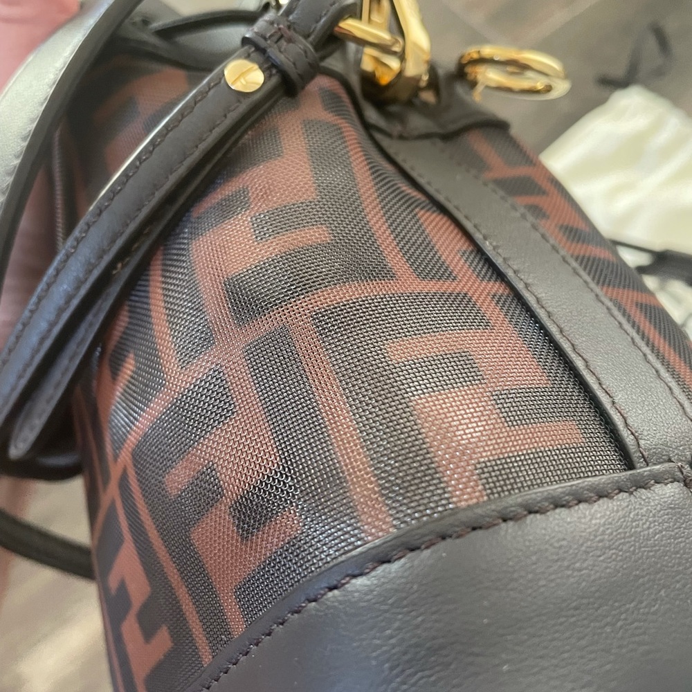 Fendi Zucca mesh Mon Tresor mini/bucket - Picture 13 of 16